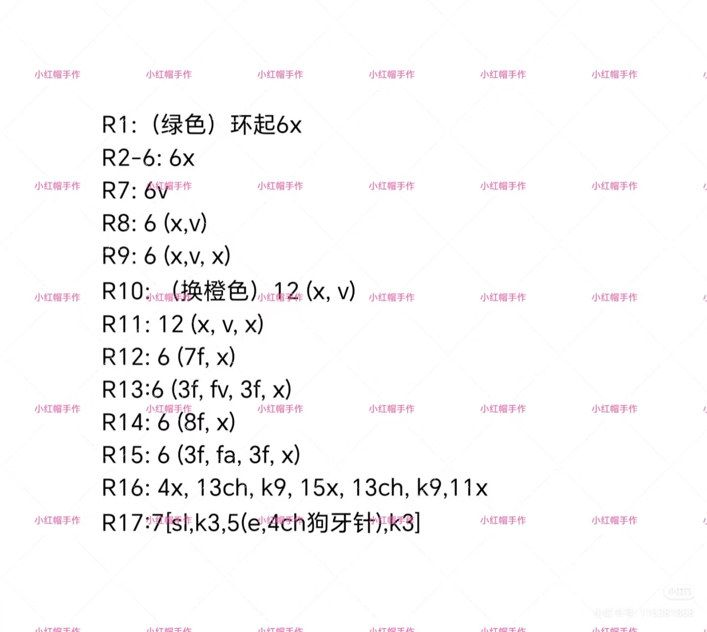 Crochet Pumpkin Hat Pattern with Chart Instructions