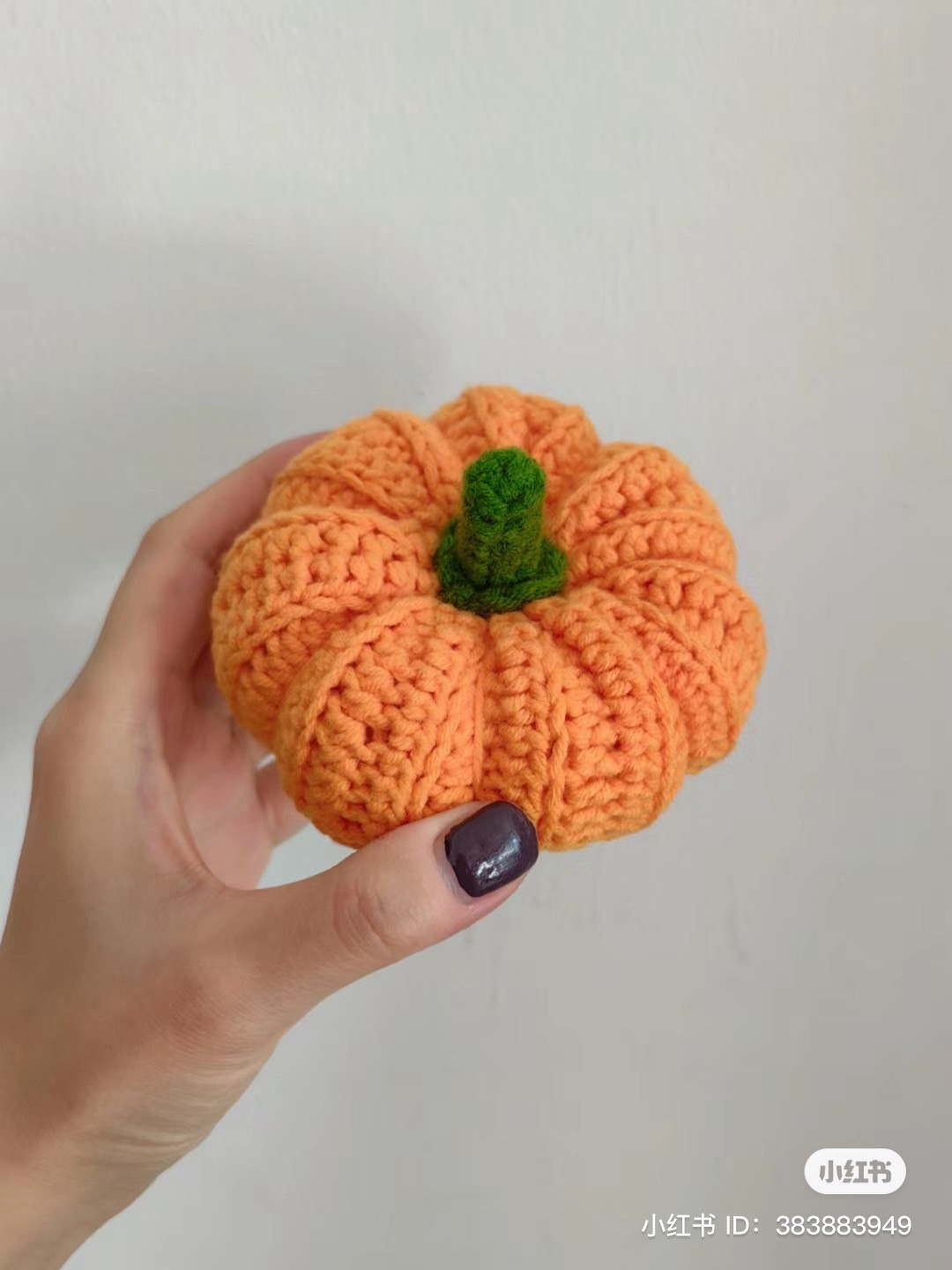 Crochet Pumpkin Pattern: Orange Body and Green Stem Tutorial