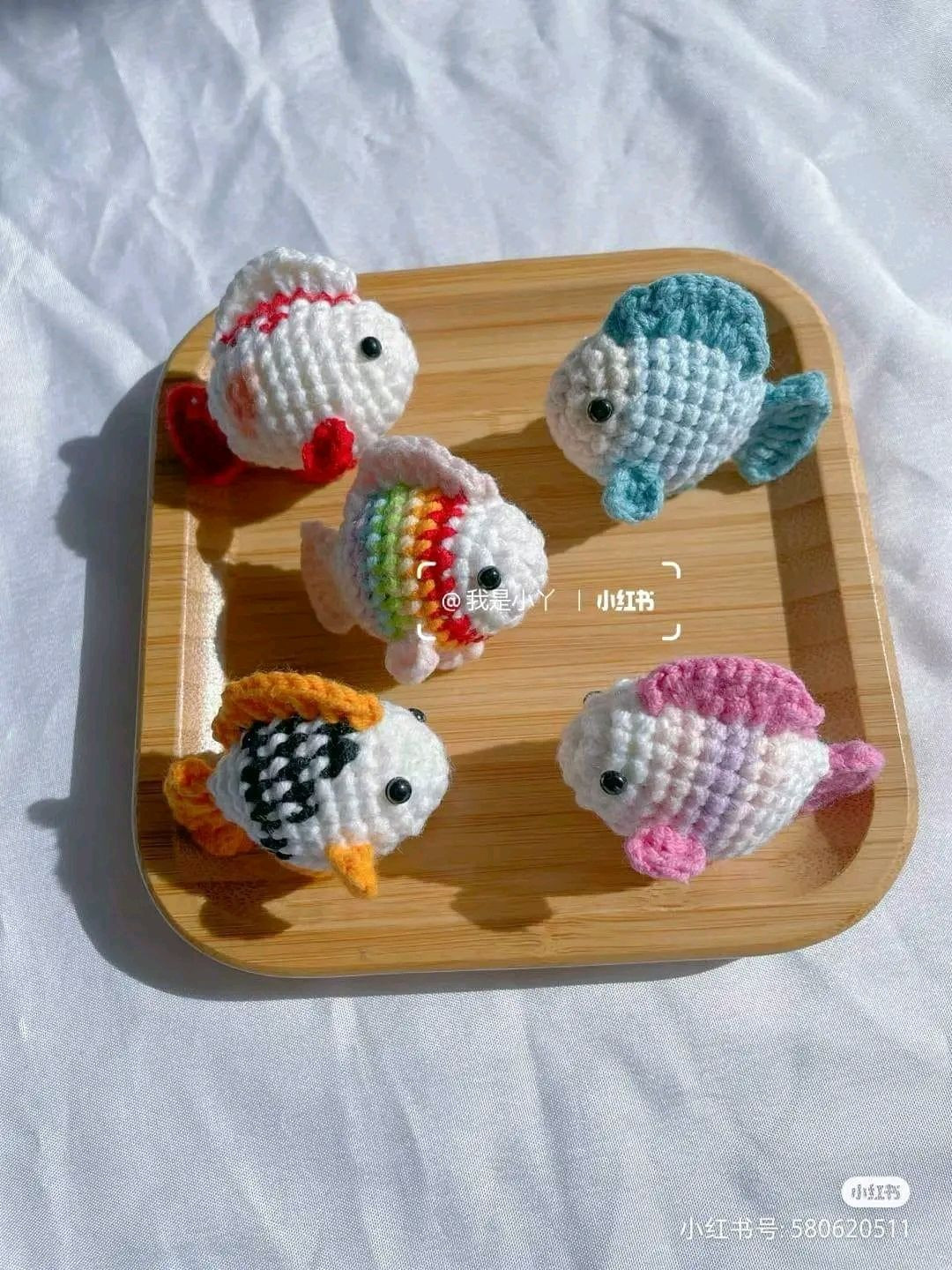 Crochet Rainbow Fish Pattern Tutorial