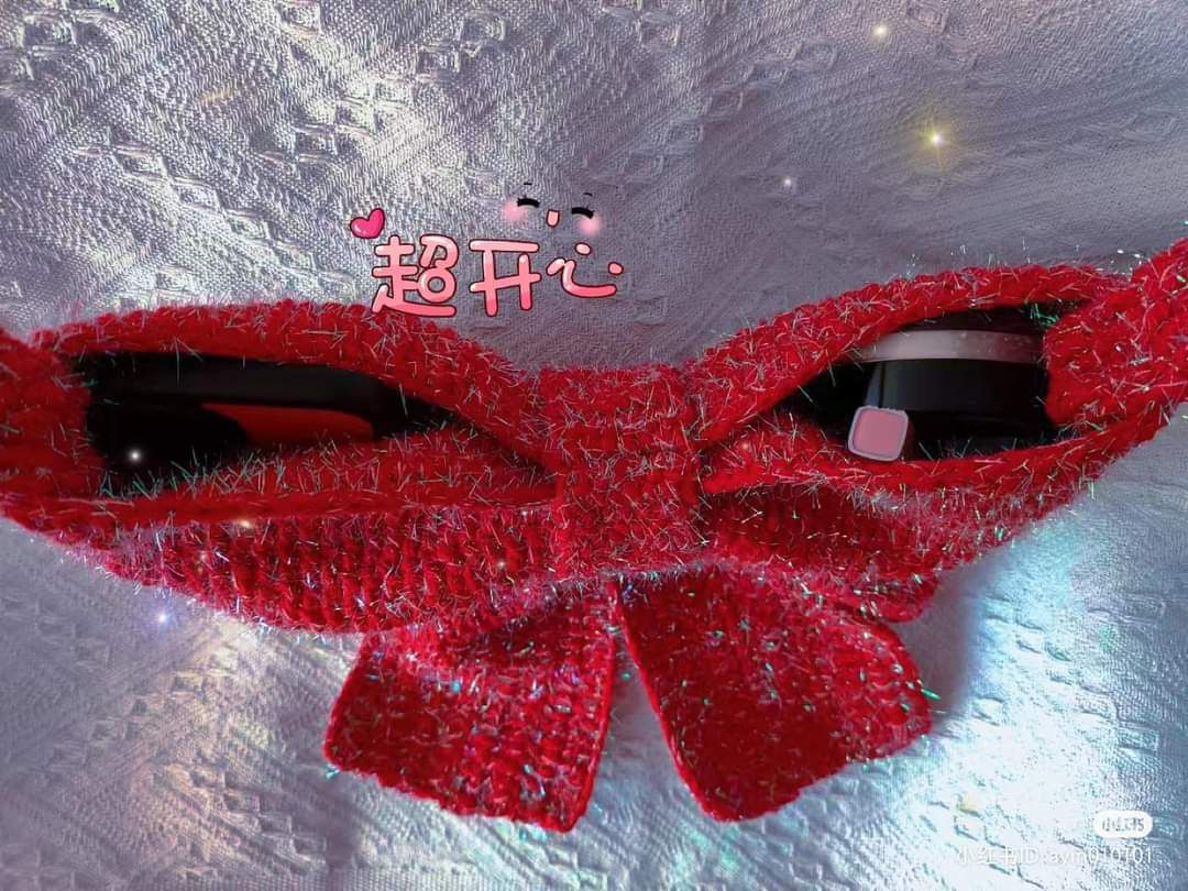 Crochet Red Sparkle Bow Bag Pattern Plus and Normal Version