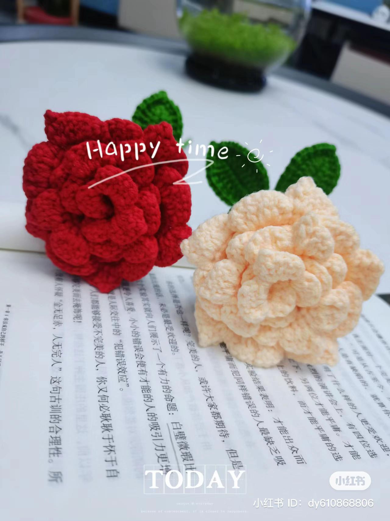 Crochet Rose Flower Pattern Tutorial Chart