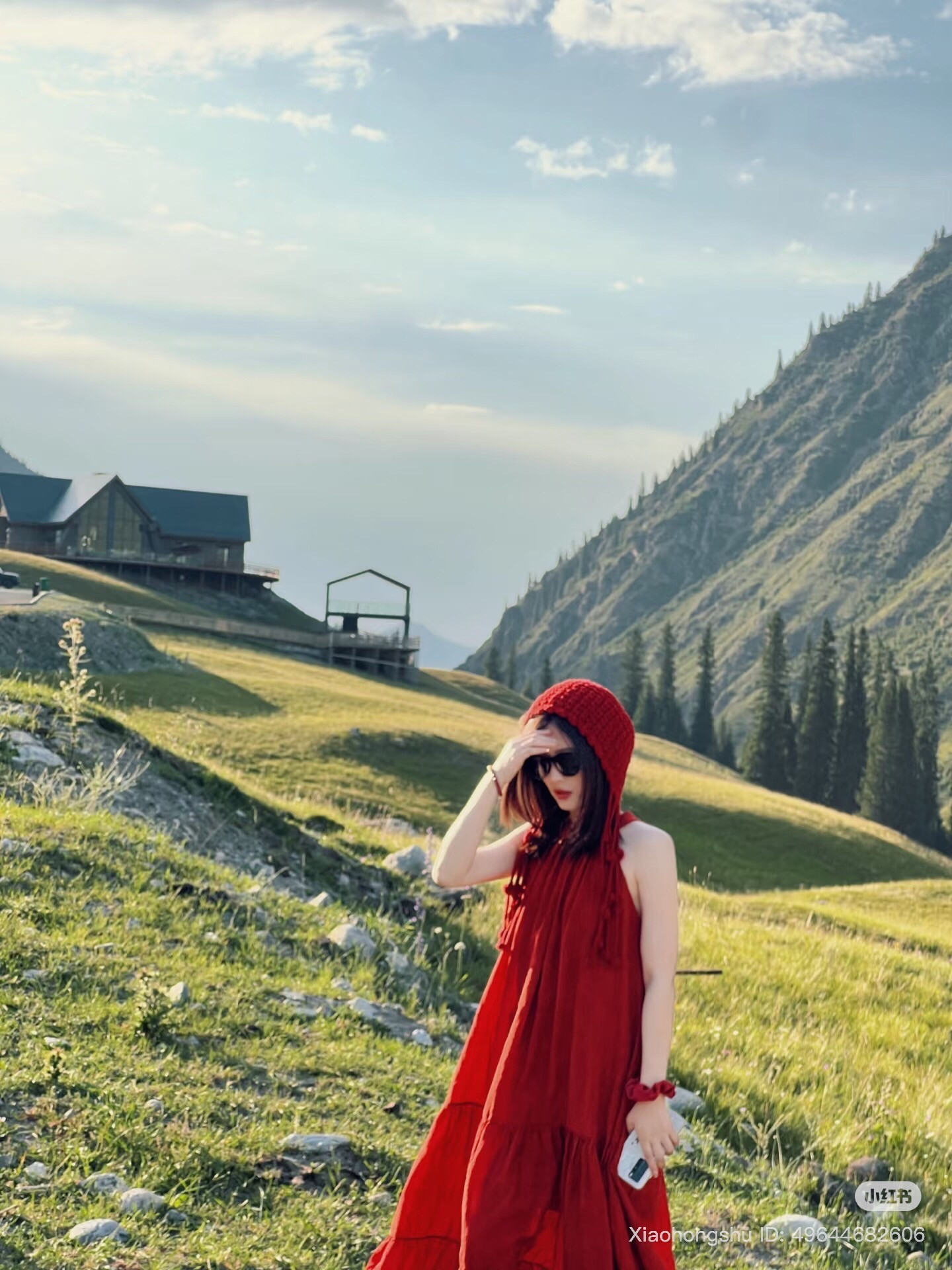 Crochet Rust Red Jellyfish Tassel Hat Pattern