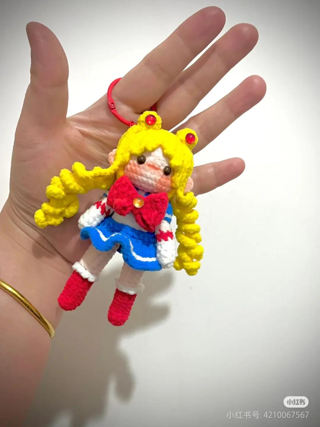 Crochet Sailor Moon Amigurumi Doll Pattern Chart