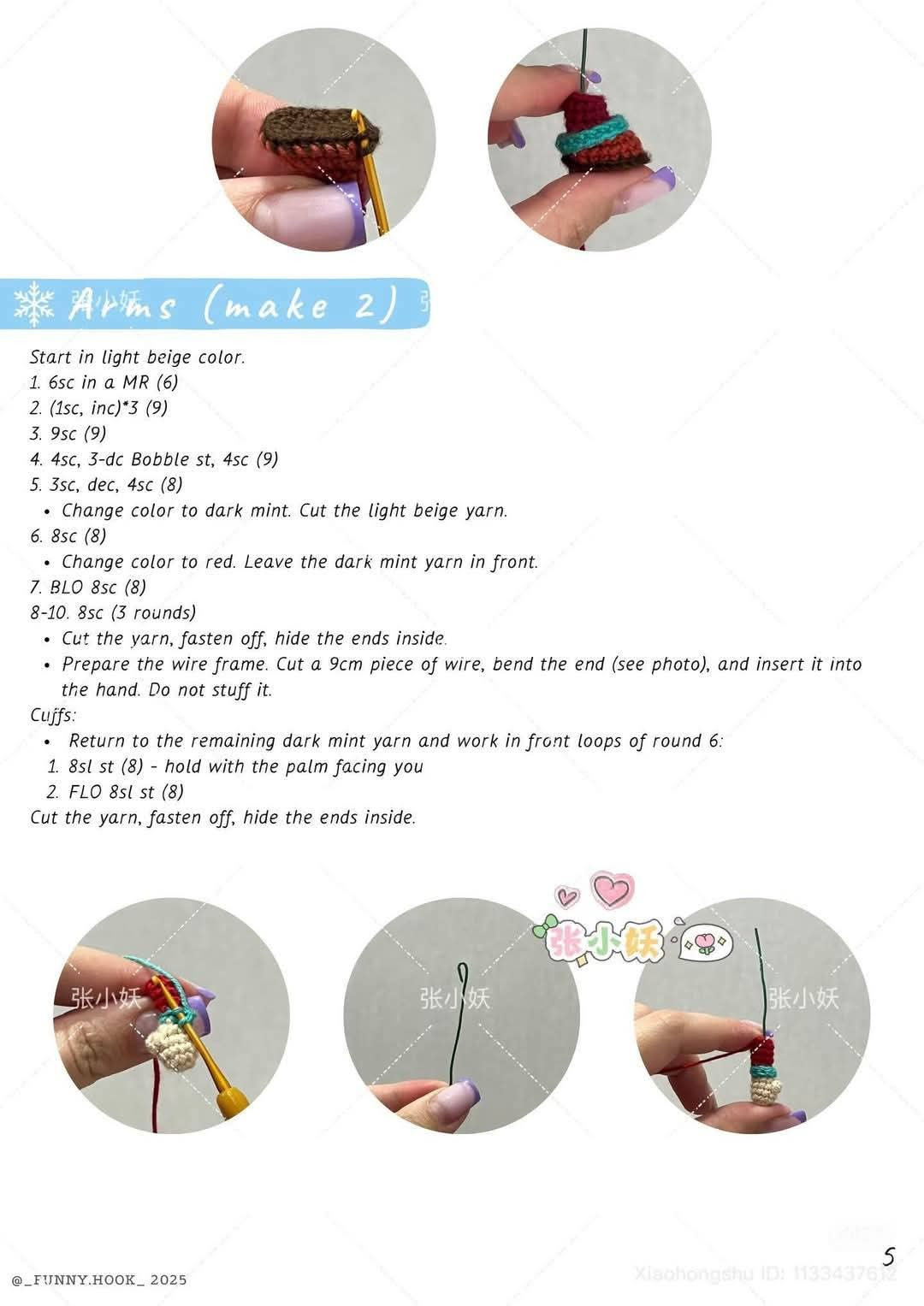 Crochet Santa Claus Doll Pattern Tutorial with Video Guide