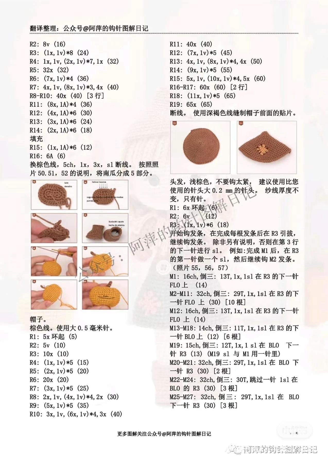 Crochet Scarecrow Doll Sami Pattern with Pumpkin