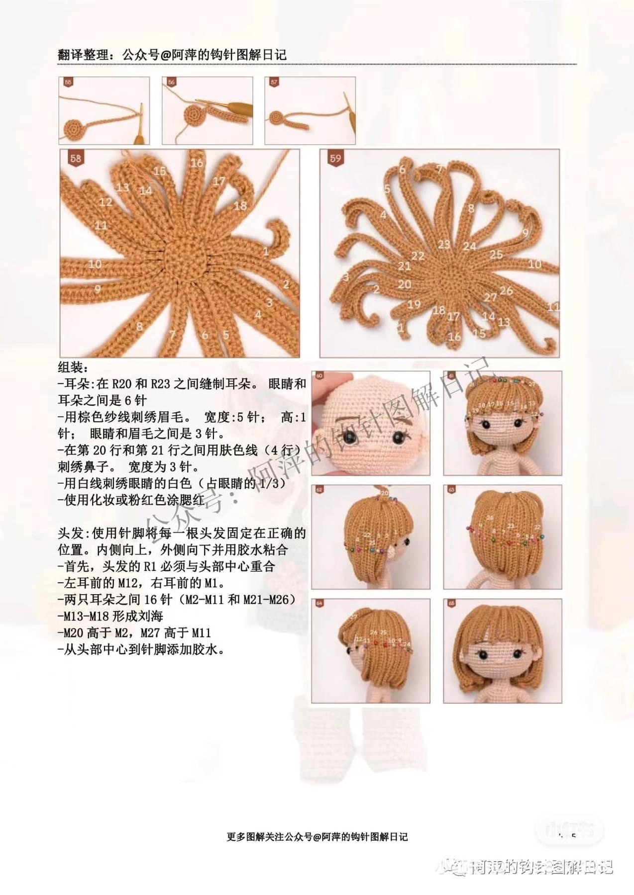 Crochet Scarecrow Doll Sami Pattern with Pumpkin