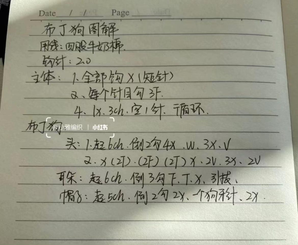 Crochet Scrunchie Patterns: Pudding Dog and Strawberry Designs