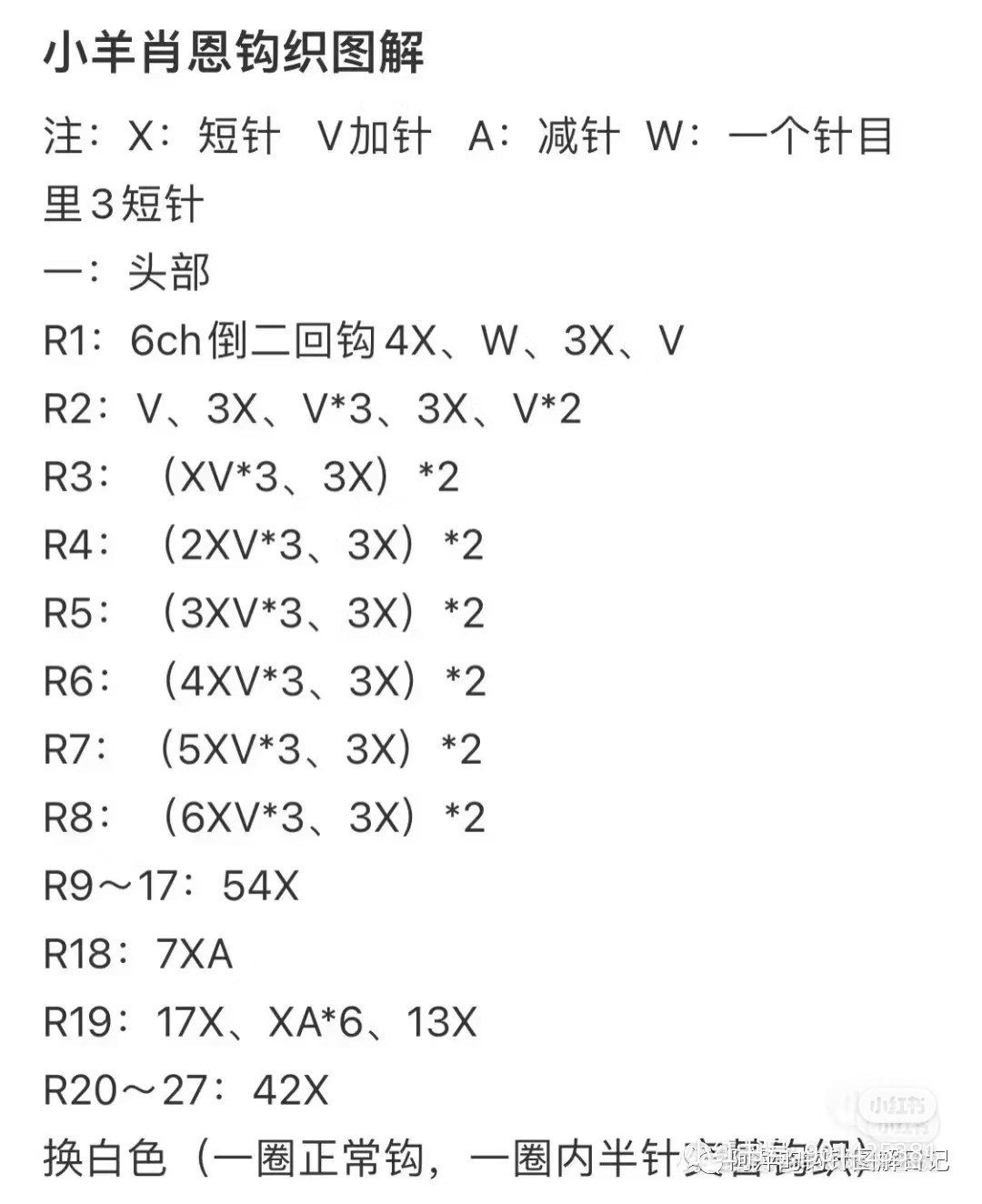 Crochet Shaun the Sheep Doll Pattern