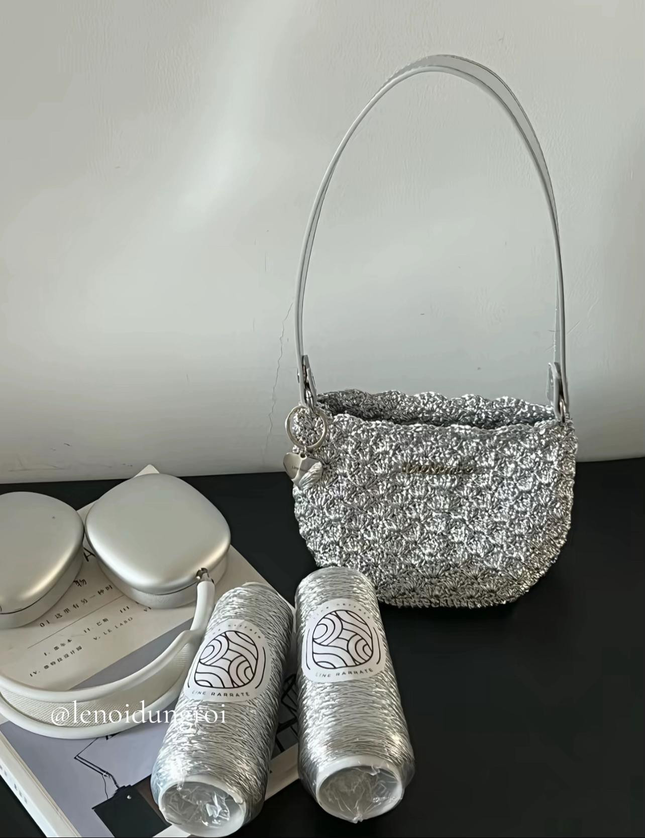 Crochet Silver Shell Stitch Bag Pattern Tutorial