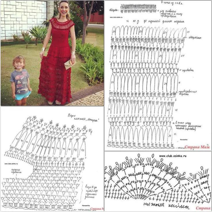 Crochet Skirt Patterns: Long Maxi and Short Mini with Detailed Charts