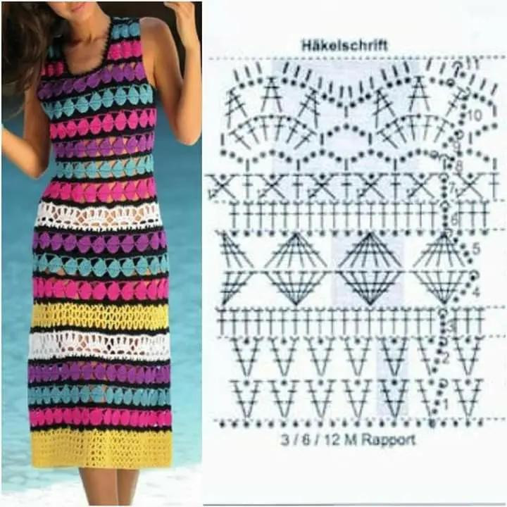 Crochet Skirt Patterns: Long Maxi and Short Mini with Detailed Charts