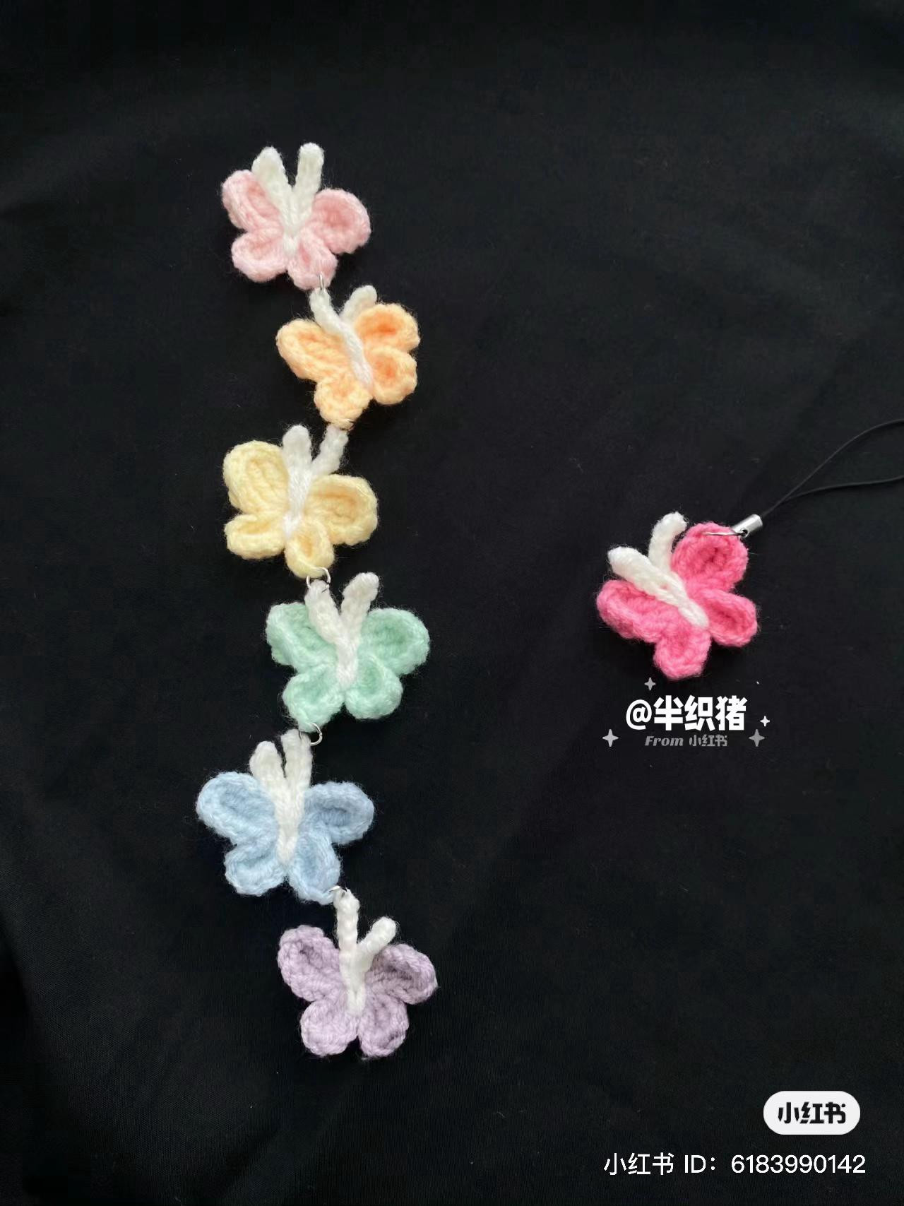 Crochet Small Butterfly Pattern: Pastel Wings and Antennas Tutorial