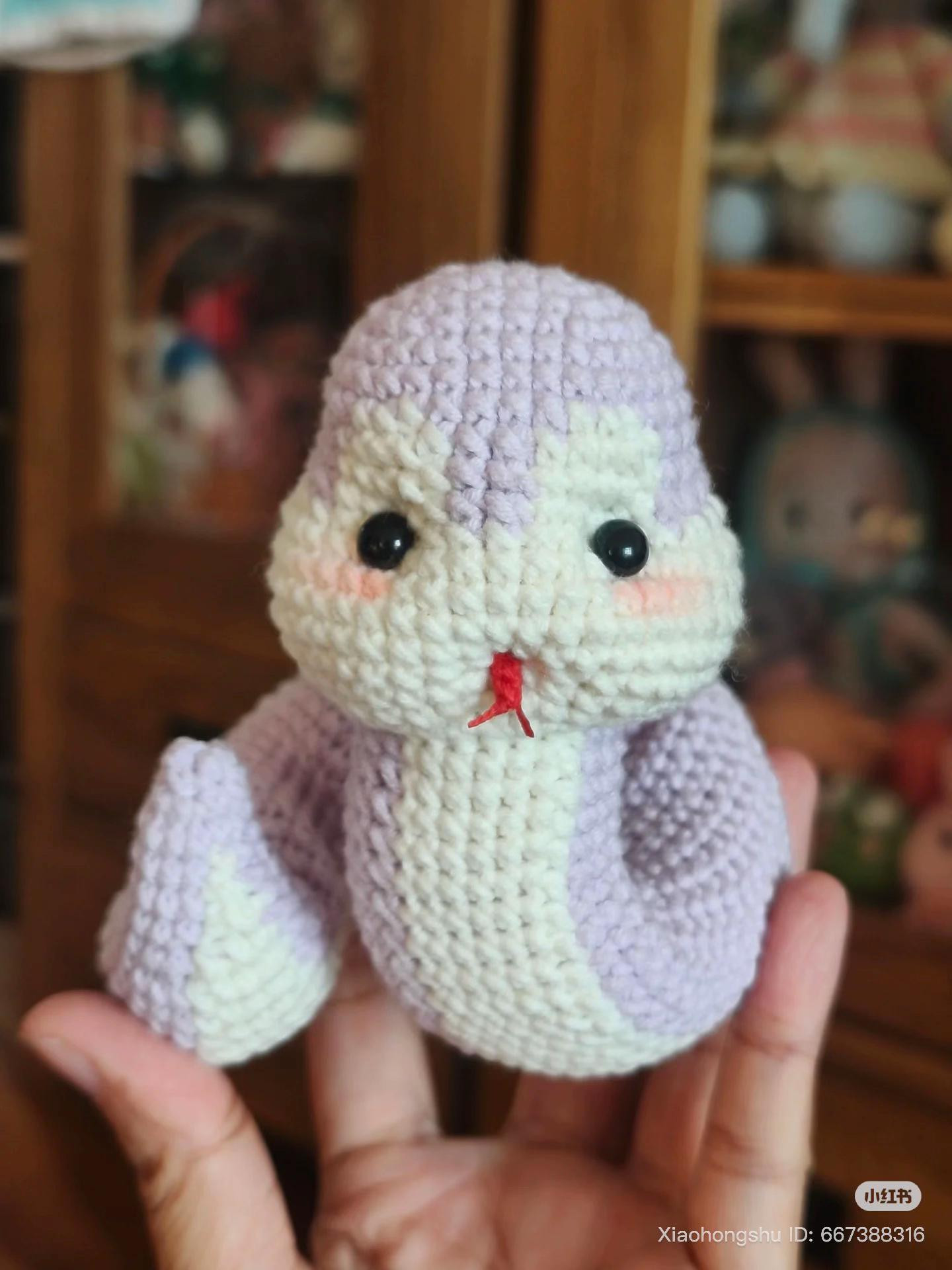Crochet Snake Amigurumi Pattern with Free Chart