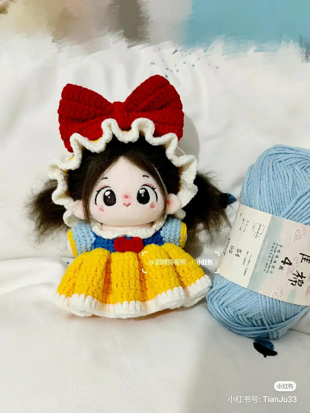 Crochet Snow White Princess Doll Pattern