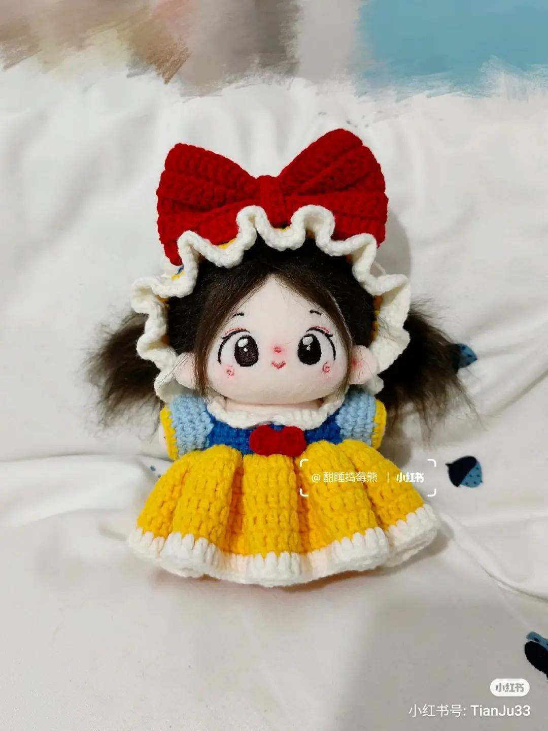 Crochet Snow White Princess Doll Pattern