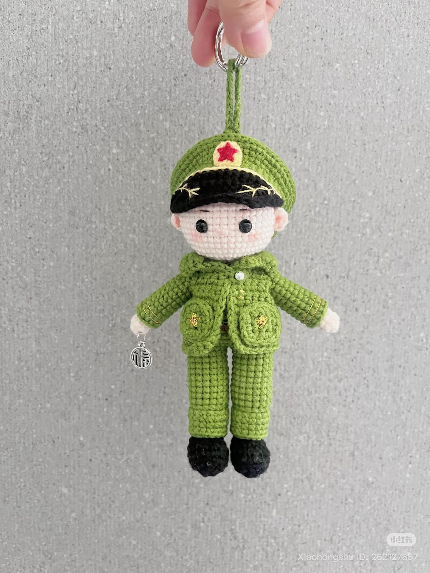 Crochet Soldier Doll Pattern Chart with Instructions