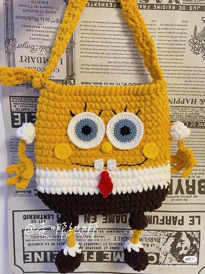 Crochet SpongeBob SquarePants Doll Pattern Chart