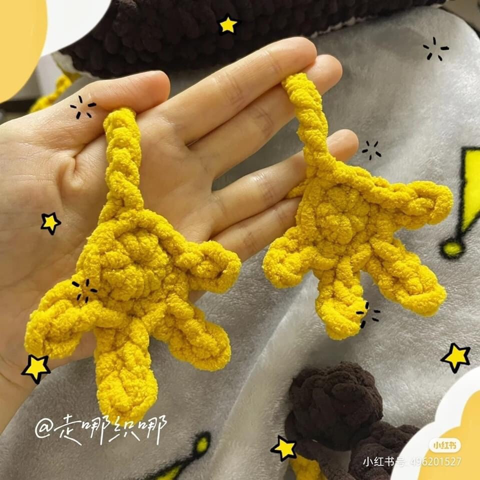 Crochet SpongeBob SquarePants Doll Pattern Chart