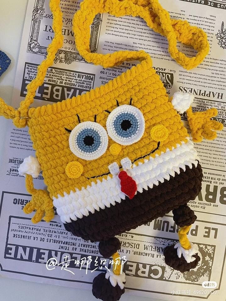 Crochet SpongeBob SquarePants Doll Pattern Chart