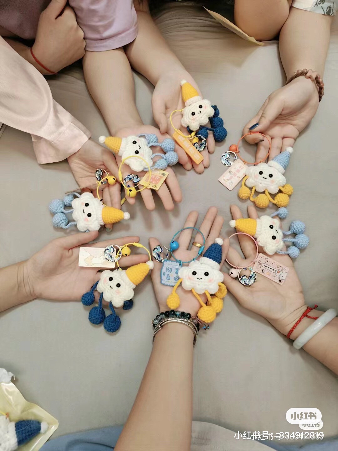 Crochet Spring Flowers and Candy Charms Pattern