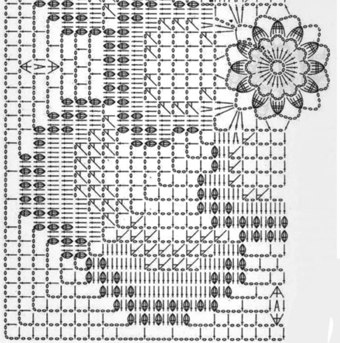 Crochet Square Motif Patterns for Baby Blankets and Tablecloths