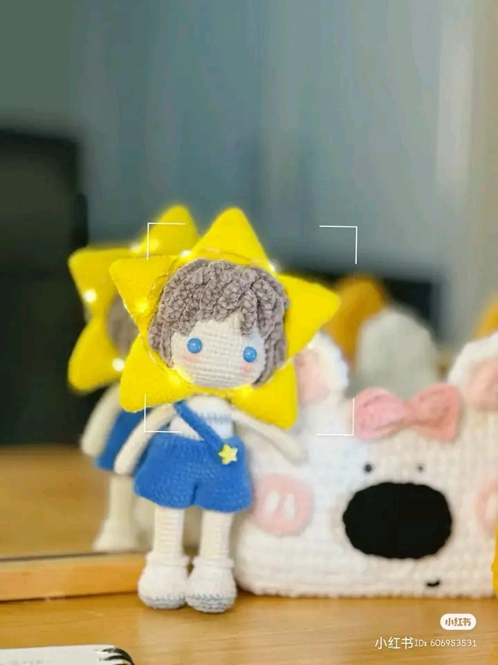 Crochet Star Baby Doll Pattern Chart