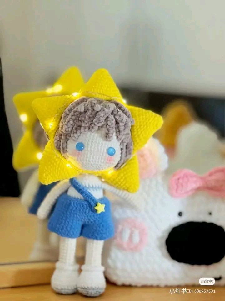 Crochet Star Baby Doll Pattern Chart