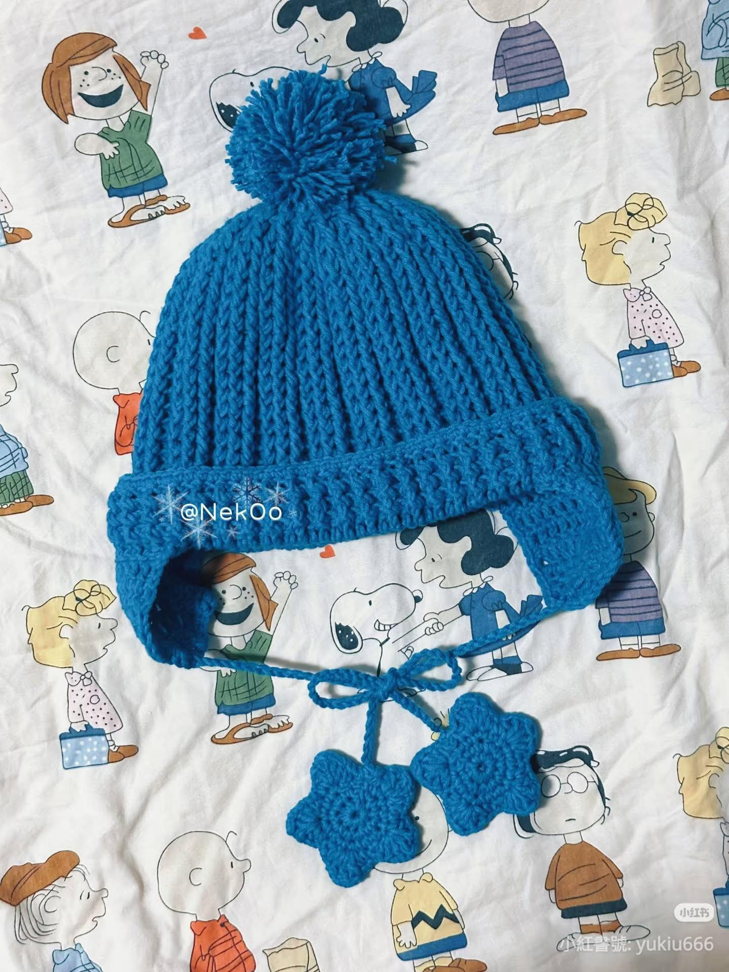 Crochet Star Earflap Hat Pattern