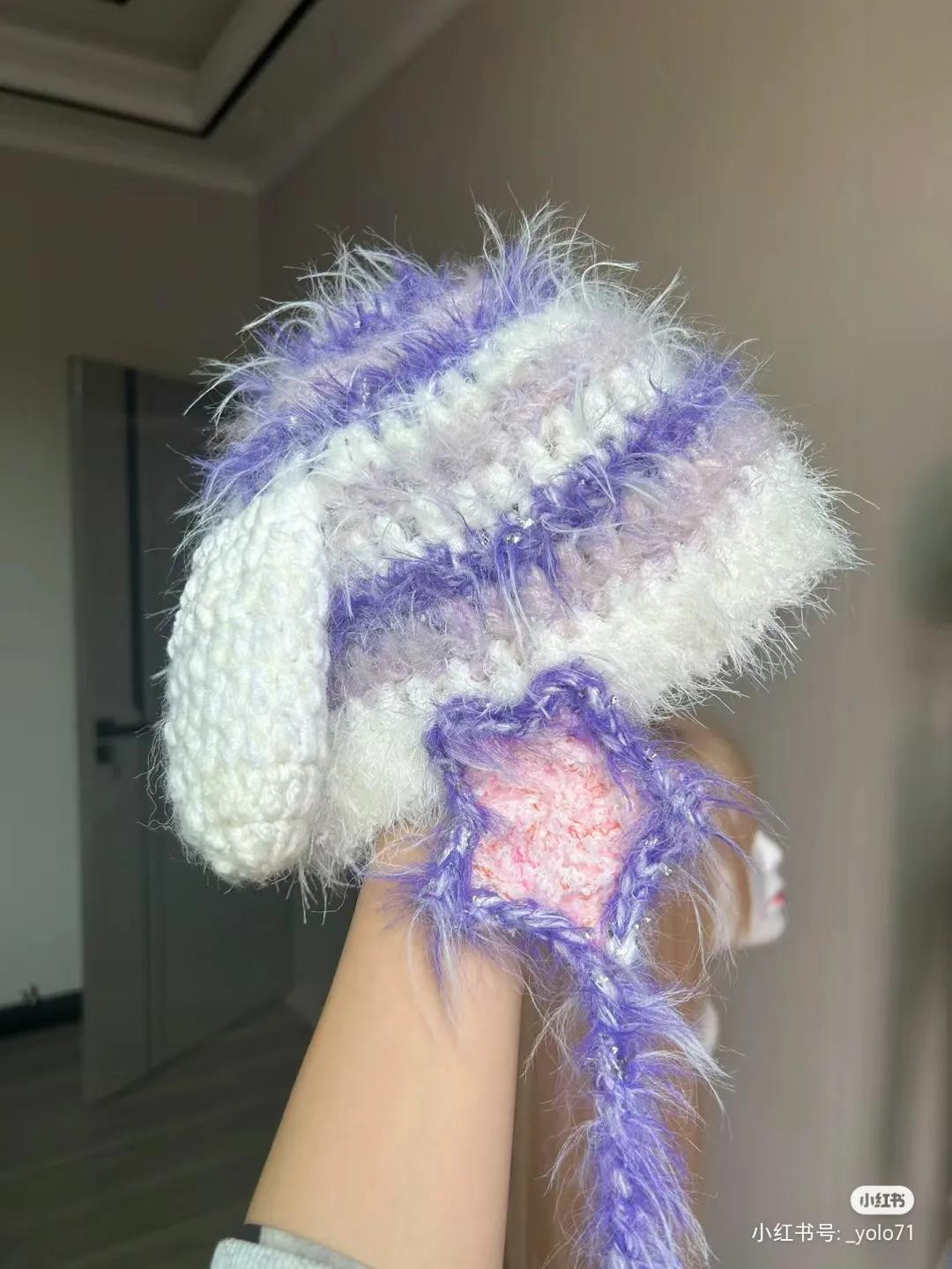 Crochet Star Earmuff Puppy Hat Pattern