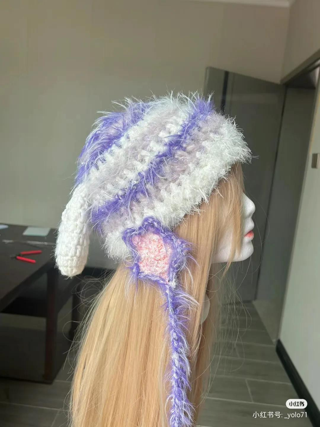 Crochet Star Earmuff Puppy Hat Pattern