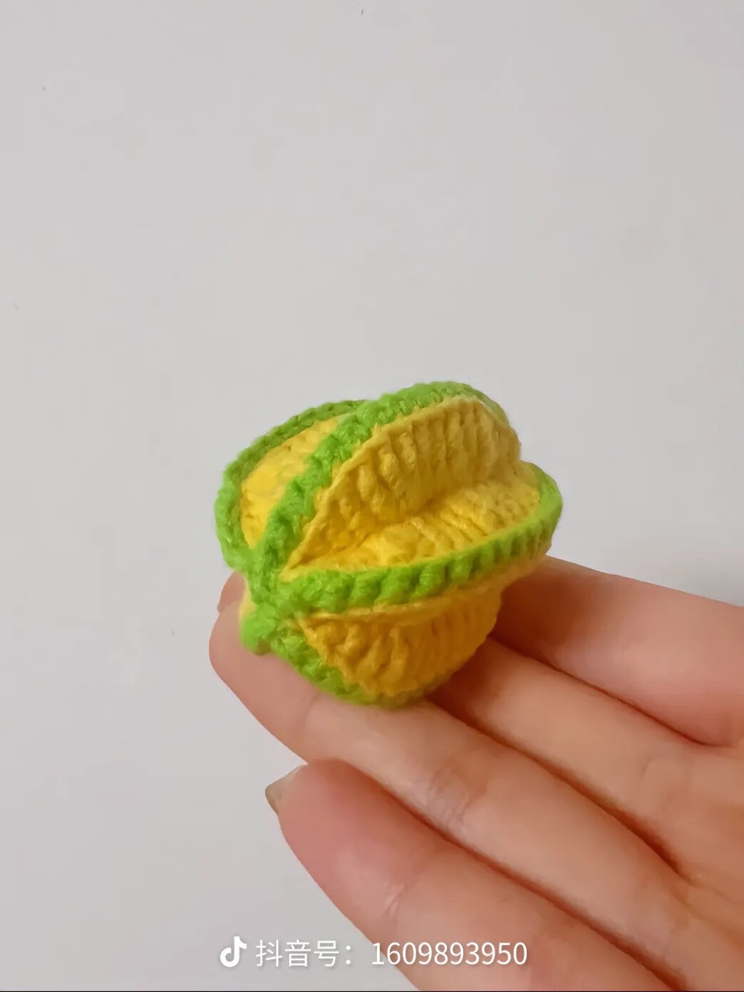 Crochet Starfruit Keychain Pattern Tutorial