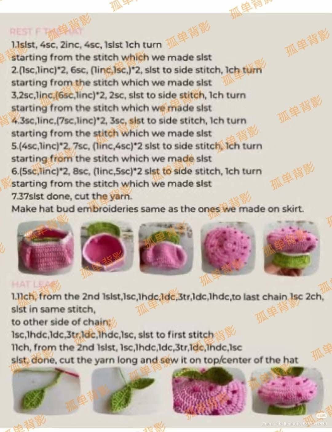 Crochet Strawberry Girl Doll Amigurumi Pattern Tutorial