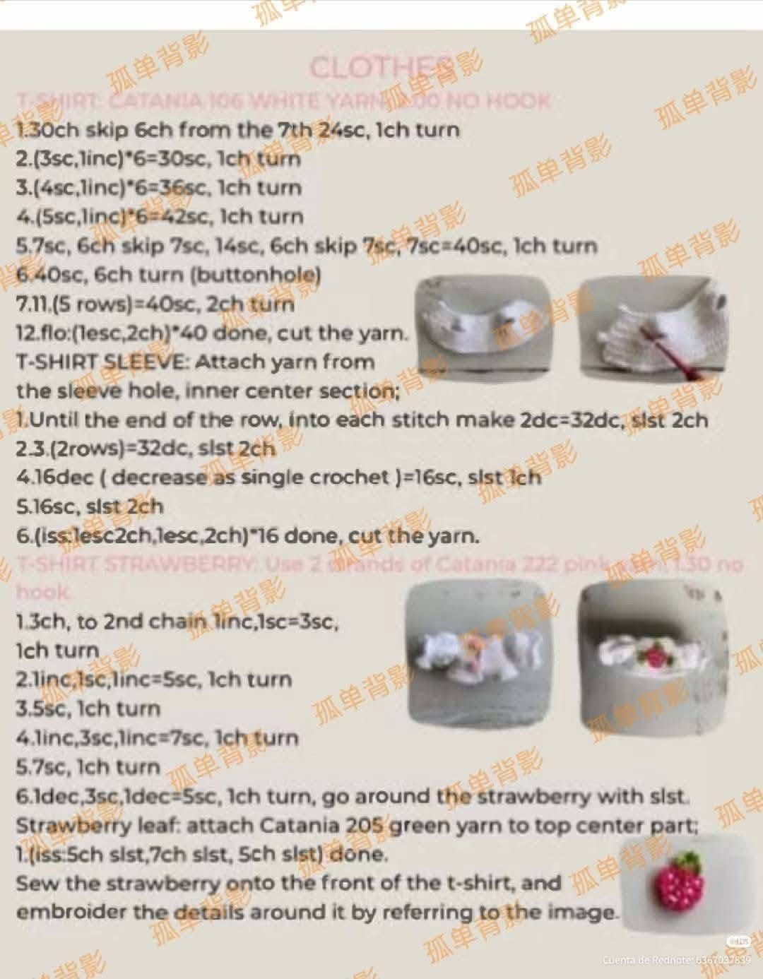 Crochet Strawberry Girl Doll Amigurumi Pattern Tutorial