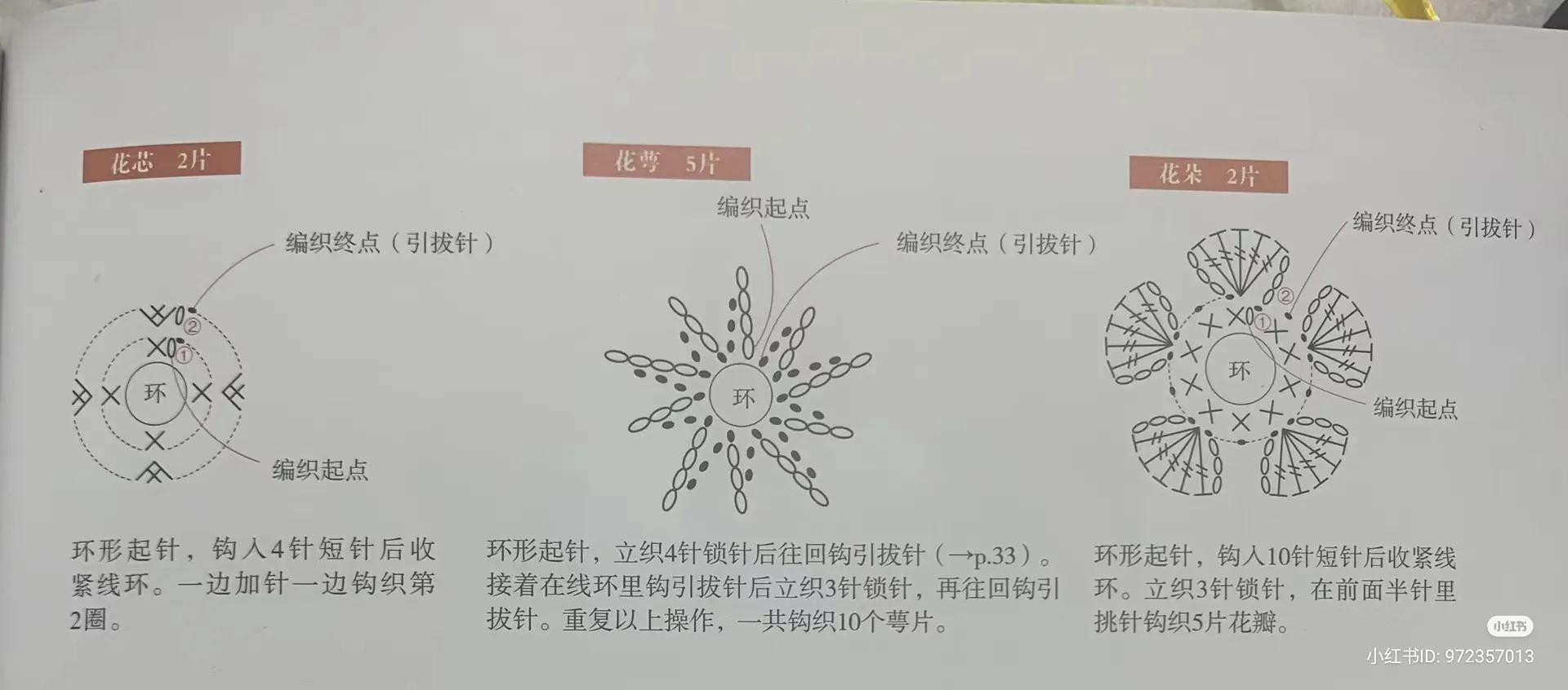 Crochet Strawberry Plant Chart: Round, Pointy & Nakazato Varieties