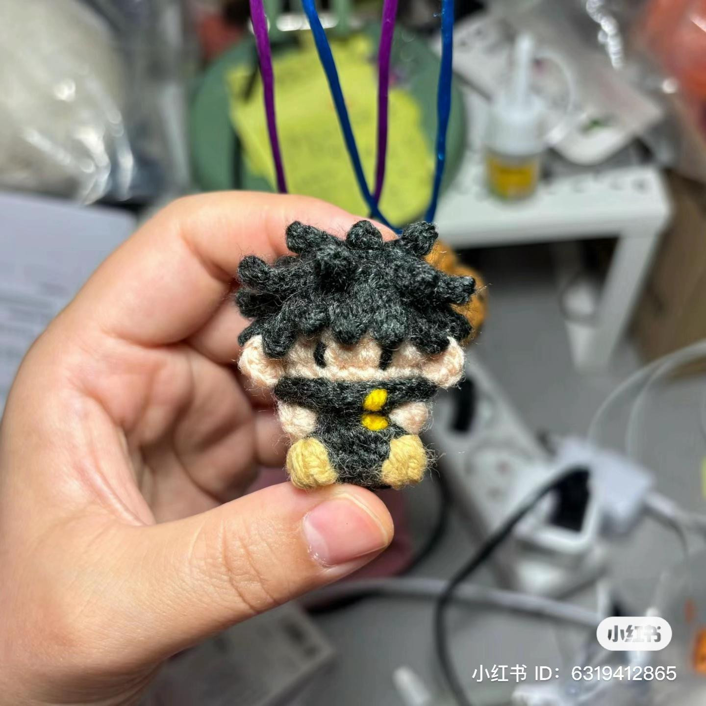 Crochet Sukuna Ryomen Amigurumi Doll Chart