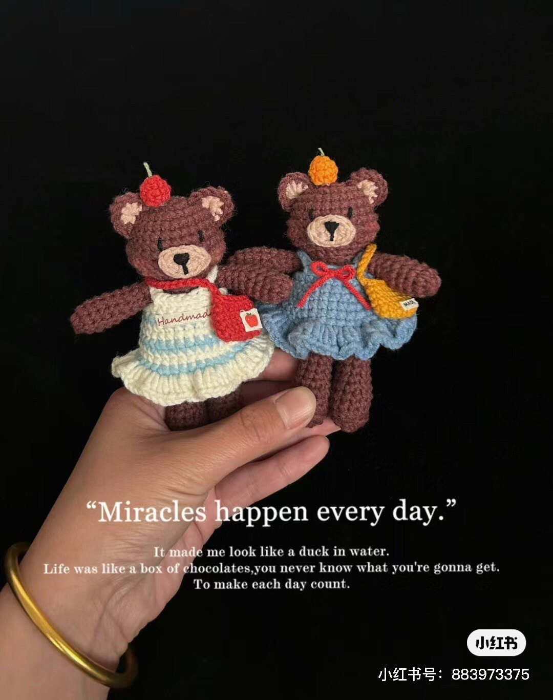 Crochet Summer Bear Tutorial with Handwritten Chart and Color Guide