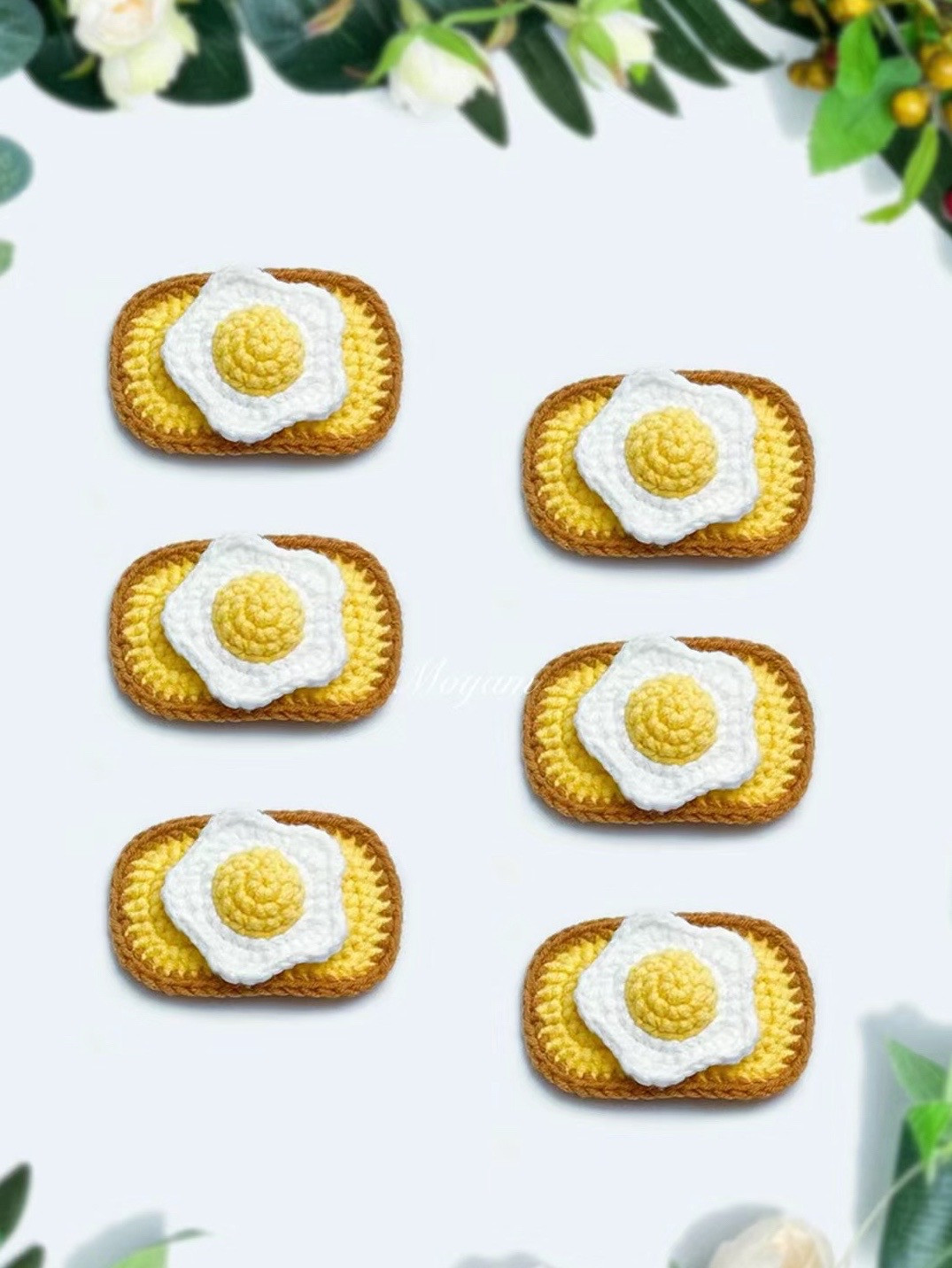 Crochet Sunflower and Tulip Hair Clip Charts