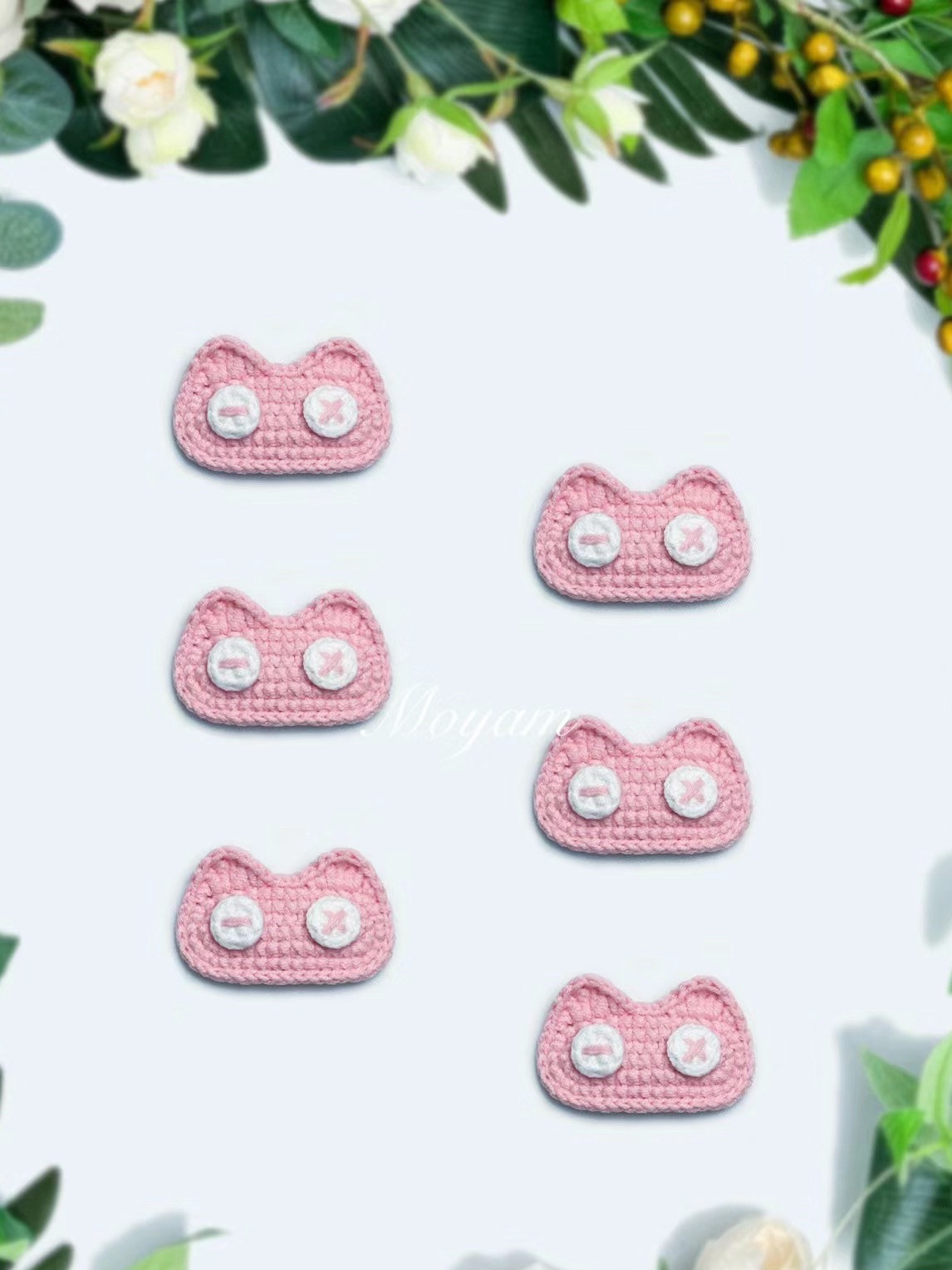 Crochet Sunflower and Tulip Hair Clip Charts