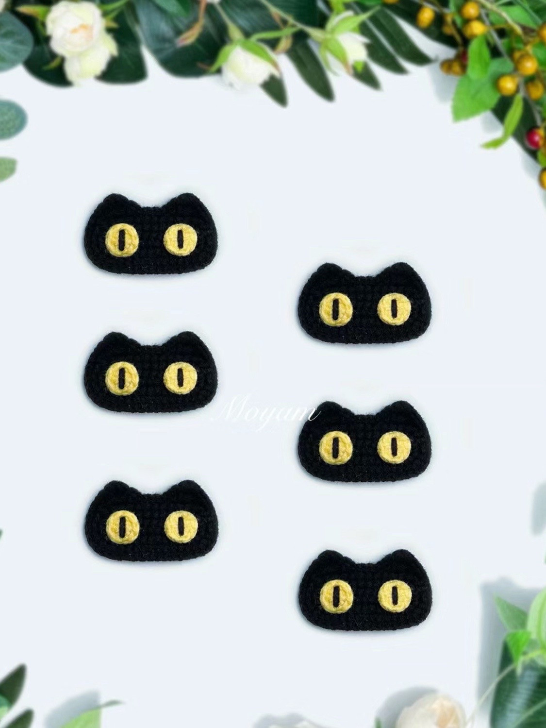 Crochet Sunflower and Tulip Hair Clip Charts