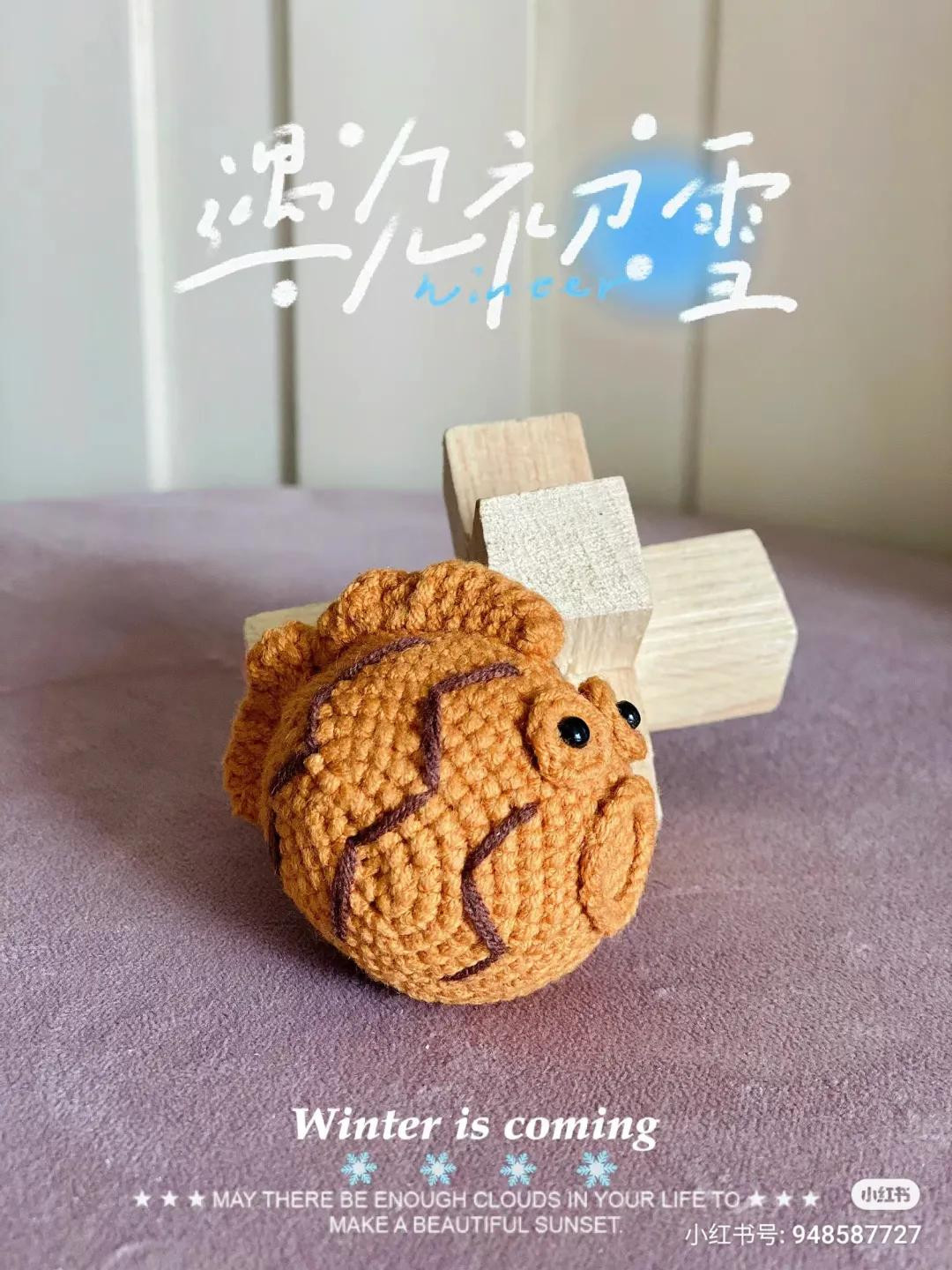 Crochet Taiyaki MIKU Doll Pattern Chart