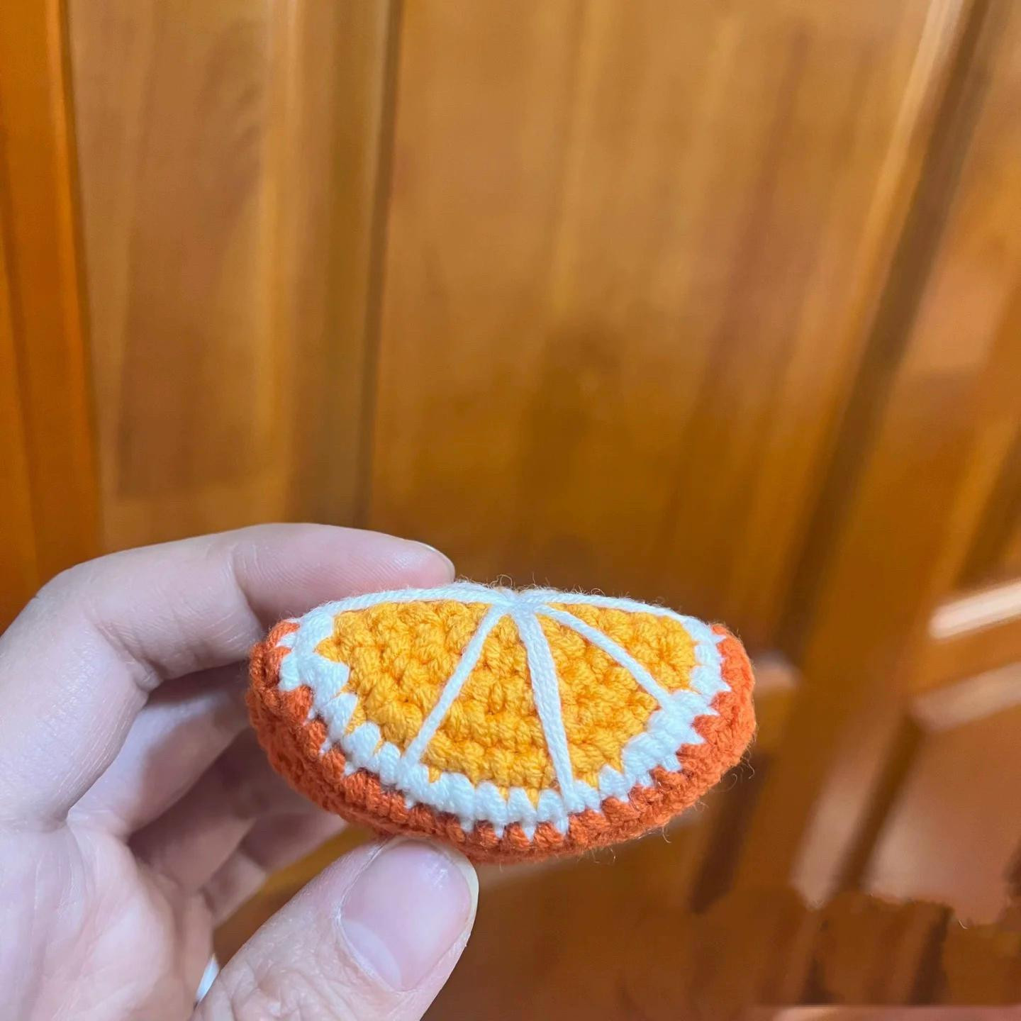 Crochet Tangerine Pattern: Orange Peel and Slices Chart
