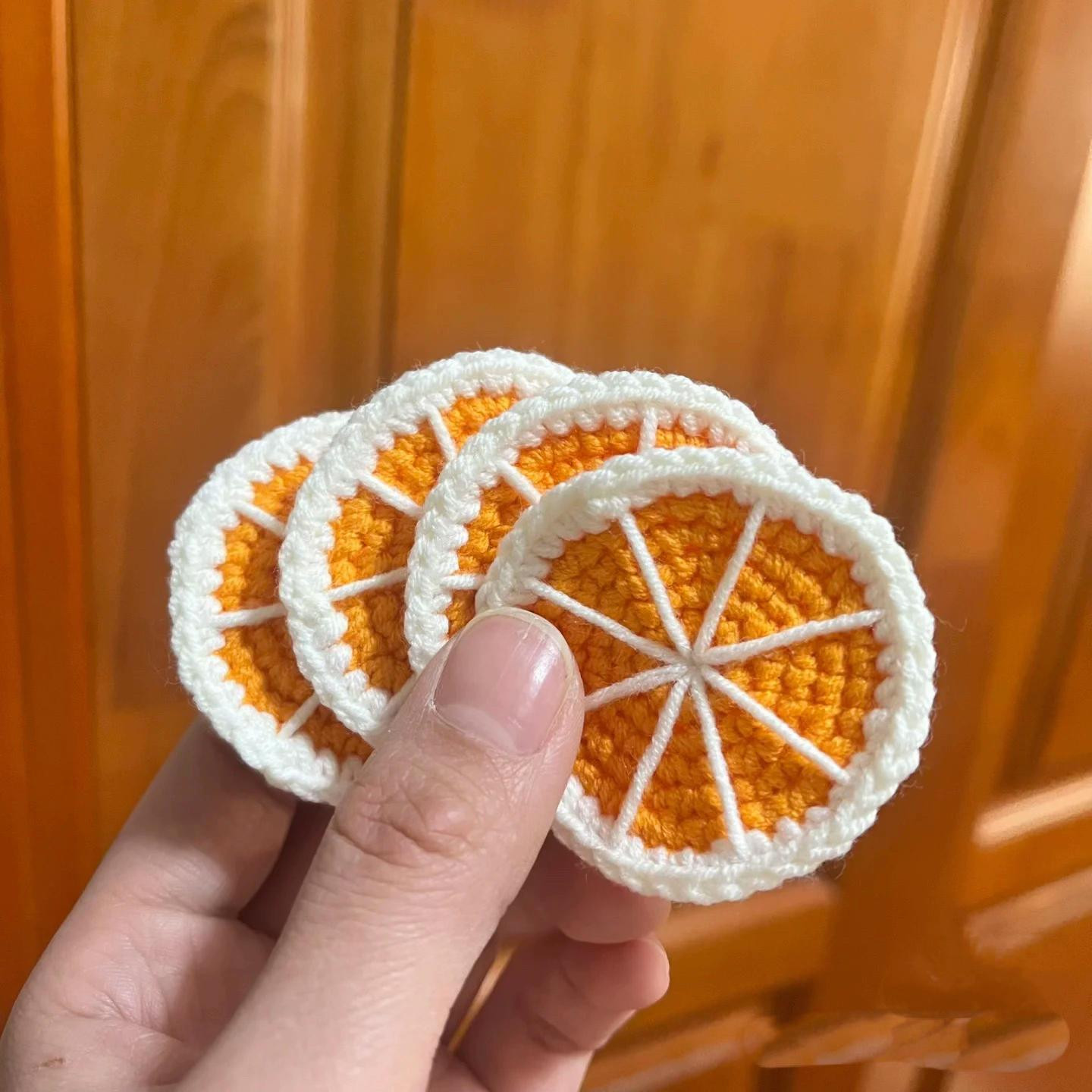 Crochet Tangerine Pattern: Orange Peel and Slices Chart