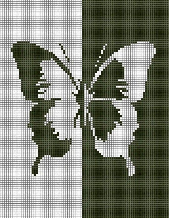 Crochet tapestry patterns featuring cute unicorn, bear with apples, duck and heart designs