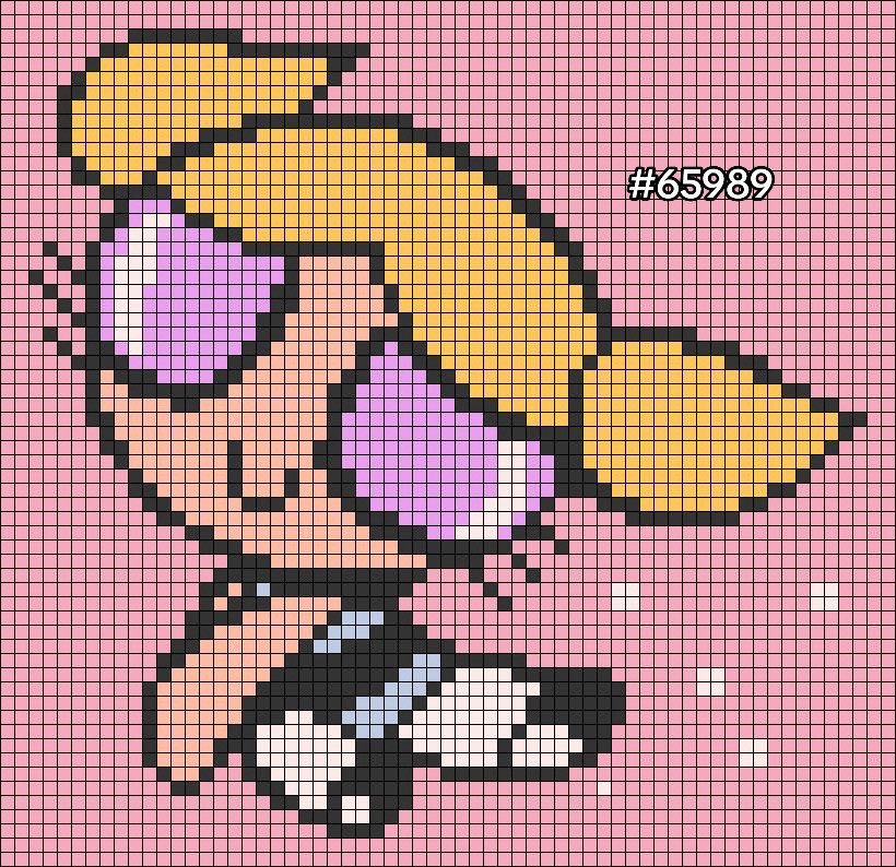 Crochet Tapestry Patterns of Iconic Characters: Elmo, Bubbles, Peppa Pig, Mike Wazowski