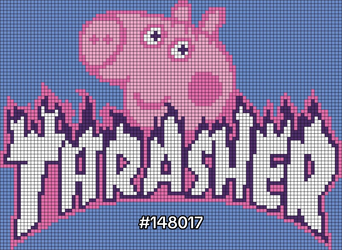 Crochet Tapestry Patterns of Iconic Characters: Elmo, Bubbles, Peppa Pig, Mike Wazowski