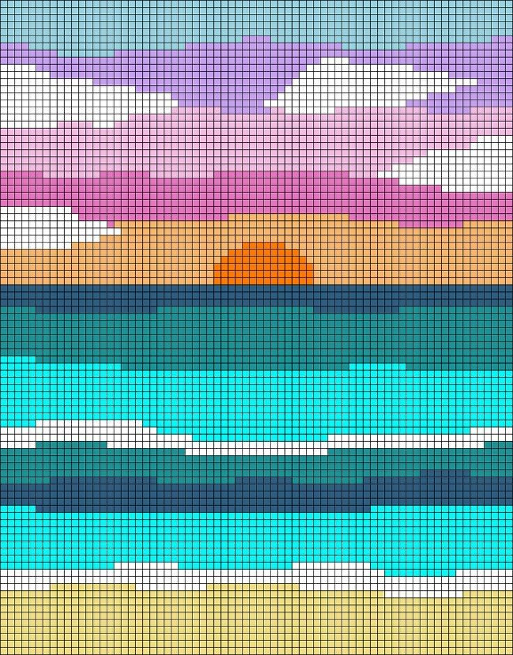 Crochet Tapestry Patterns: Vibrant Floral Designs, Autumn Leaves, Mushrooms, and Botanical Motifs for Pixel Art Stitching