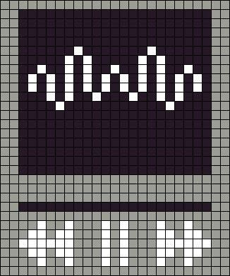 Crochet Tapestry Pixel Charts: Lana Del Rey, Arctic Monkeys, Tyler The Creator, Rolling Stones, Queen, Gorillaz
