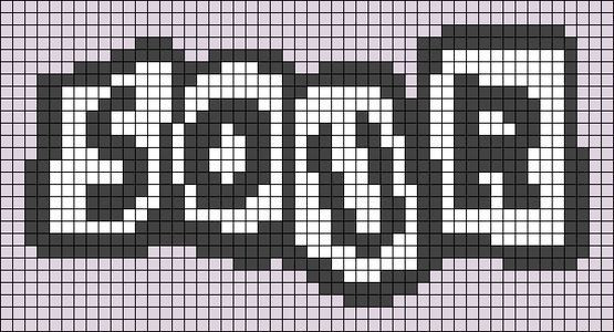 Crochet Tapestry Pixel Charts: Lana Del Rey, Arctic Monkeys, Tyler The Creator, Rolling Stones, Queen, Gorillaz