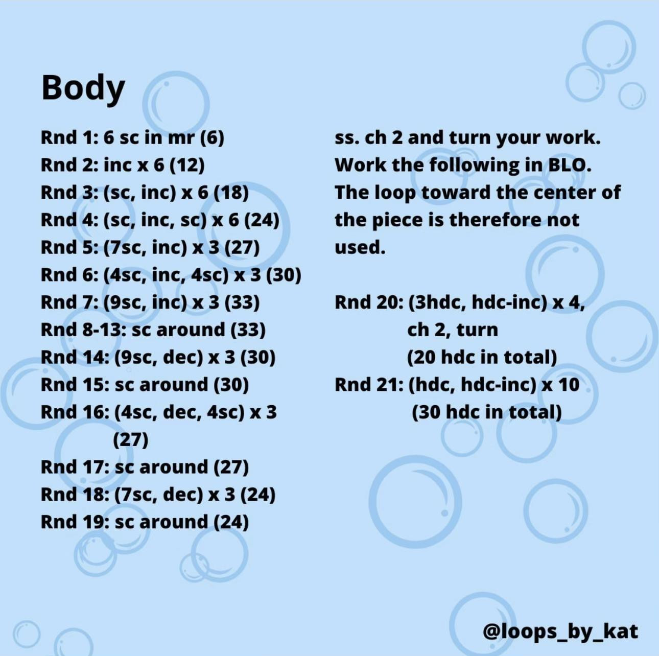 Crochet Tentacool Free Pattern