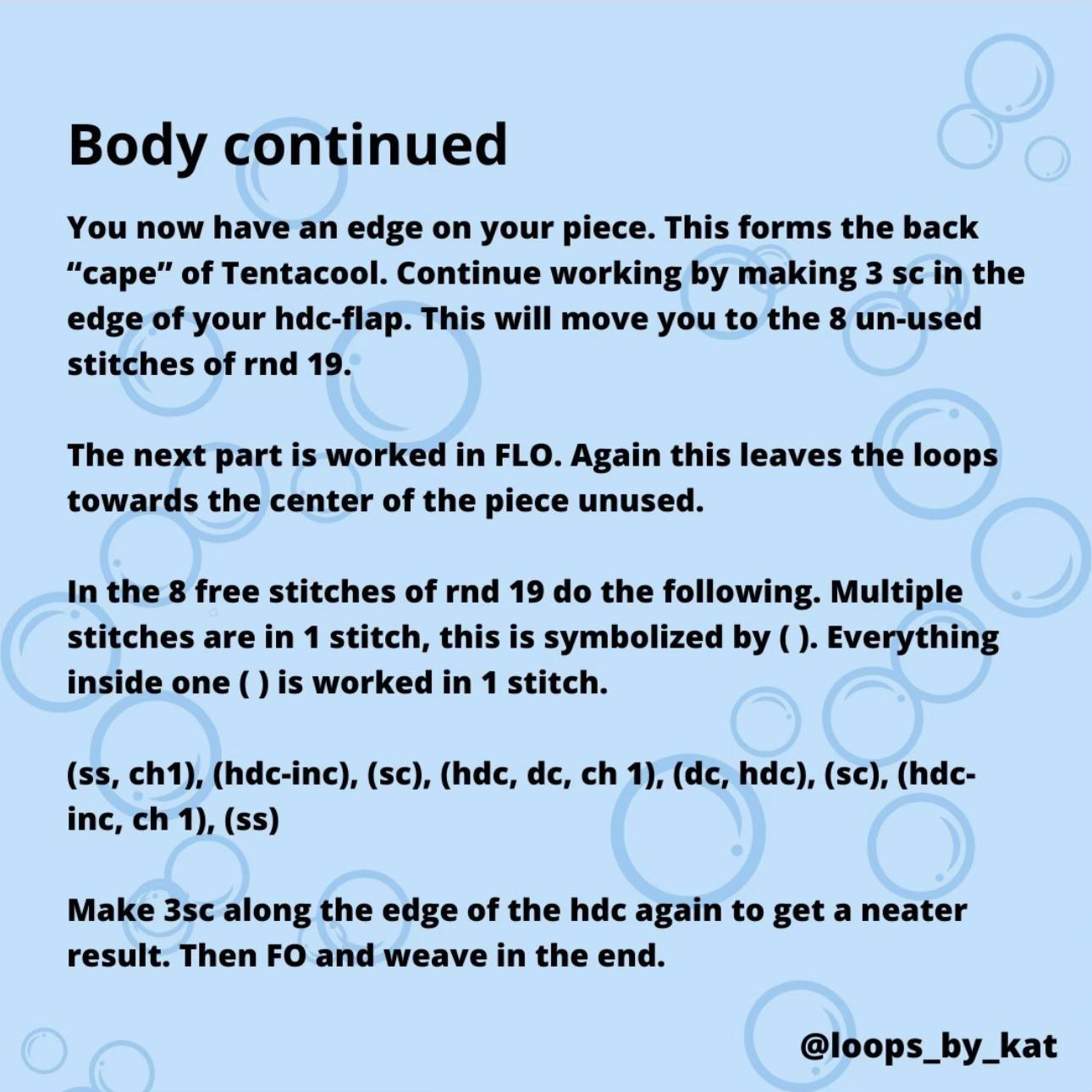 Crochet Tentacool Free Pattern